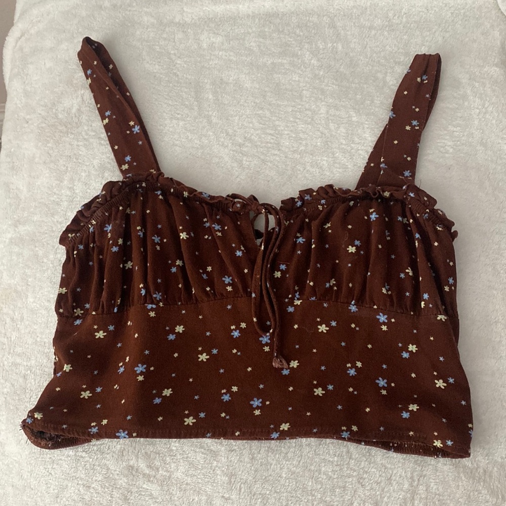 cute brown top
